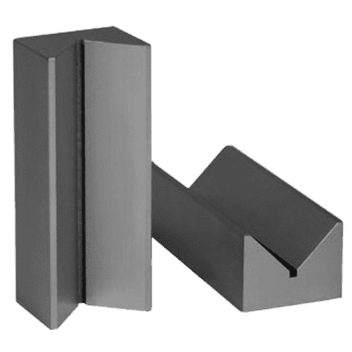 V-block pairs made of hardened special steel