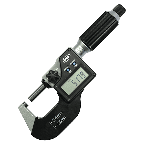 Digital outside micrometer IP65, type 6061