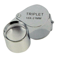 Jewelers magnifier with metal housing SM509  Jewelers magnifier with metal housing SM509