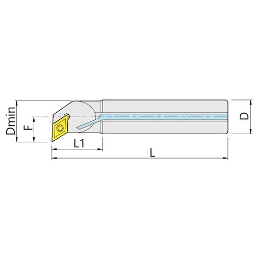 Hartmetall Bohrstangen SDQCR/L, Wendeplattenhalter