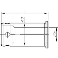 Preview: Clamping sleeve for precision power chucks type NSC Preview: Clamping sleeve for precision power chucks type NSC