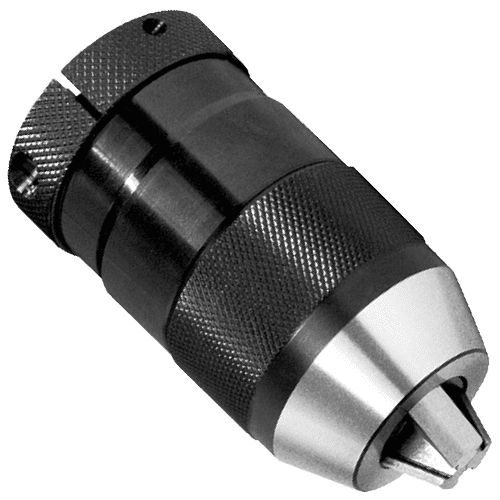 High-precision keyless drill chuck