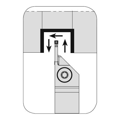 Stechdrehhalter außen für Iscar-Wendeplatten DGN/DGR/DGL