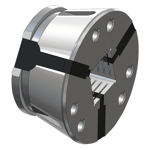 Clamping head SK 52 square, double serrated without nose