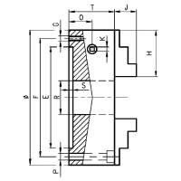 Vorschau: TOS Drehmaschinenfutter-Dreibacken-Drehfutter IUG - Guss Vorschau: TOS Drehmaschinenfutter-Dreibacken-Drehfutter IUG - Guss