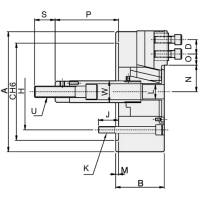 Preview: 3-jaw power chuck series V Preview: 3-jaw power chuck series V