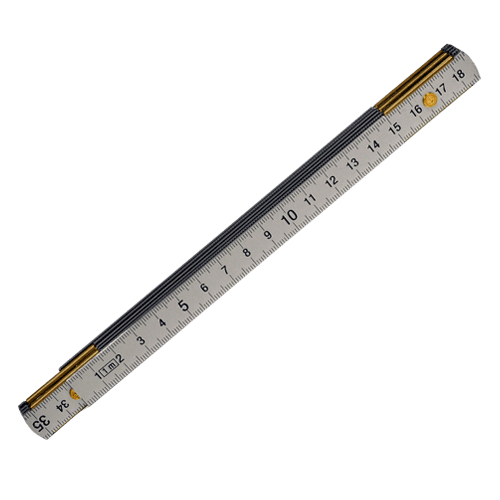 Light metal folding ruler type 442