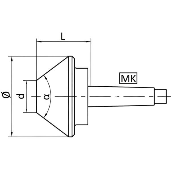 Mitlaufende Zentrierkegel Serie MLZK