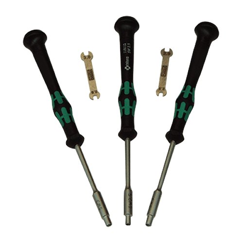 Deburring miller, assembly set I, for miller axis, 5 pieces