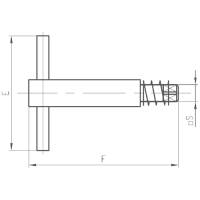 Vorschau: TOS Drehfutter-Spannschlüssel mit Springfeder, Typ 243864.0 Vorschau: TOS Drehfutter-Spannschlüssel mit Springfeder, Typ 243864.0
