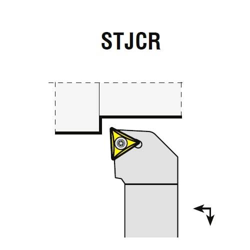 Drehhalter STJCR/L, Wendeplattenhalter