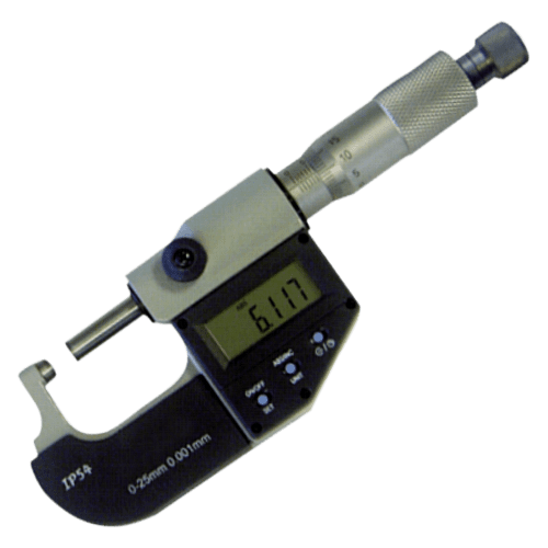 Digital tube micrometer type M210, 0-25 mm, 1 x spherically