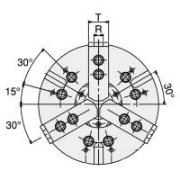 Vorschau: 3-Backen-Kraftspannfutter Serie N-200 Vorschau: 3-Backen-Kraftspannfutter Serie N-200
