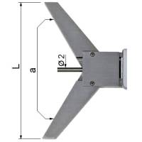 Vorschau: Klein-Tiefenmessschieber digital, mit Prisma-Messbrücke Vorschau: Klein-Tiefenmessschieber digital, mit Prisma-Messbrücke
