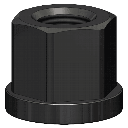 AMF collar nut DIN 6331, 1.5xD high