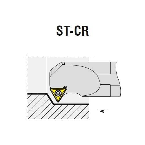 Bohrstangen-Wendeplattenhalter SD-CR/L, Drehhalter