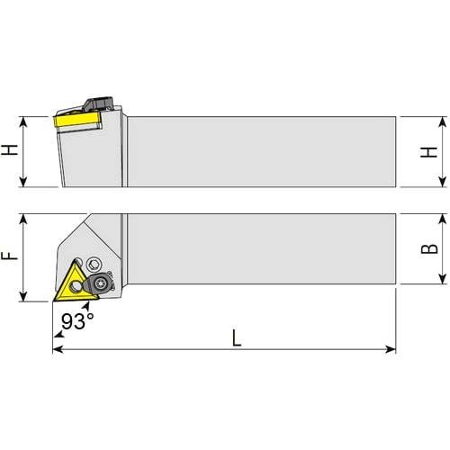 Wendeplattenhalter PDJNR/L, Drehhalter