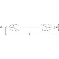Vorschau: Zentrierbohrer DIN 333 Form A, HSS Vorschau: Zentrierbohrer DIN 333 Form A, HSS