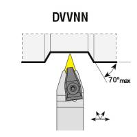 Vorschau: Wendeplattenhalter DVVNN, Drehhalter Vorschau: Wendeplattenhalter DVVNN, Drehhalter