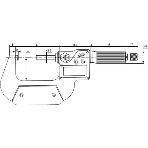 Digitale Bügelmessschraube IP65 Typ 6060