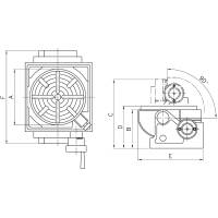 Vorschau: Präzisions-Rundtisch schwenkbar, Typ UT300 Vorschau: Präzisions-Rundtisch schwenkbar, Typ UT300