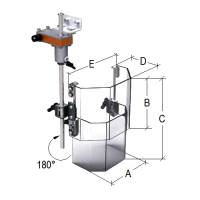 Preview: Telescopic safety guard for drilling machines PTR 05 Preview: Telescopic safety guard for drilling machines PTR 05