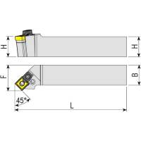 Preview: Indexable Insert holder PSSNR/L, Turning tool holder Preview: Indexable Insert holder PSSNR/L, Turning tool holder
