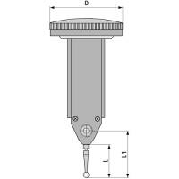 Preview: Universal test indicator DIN 2270 with carbide tipped probe Preview: Universal test indicator DIN 2270 with carbide tipped probe