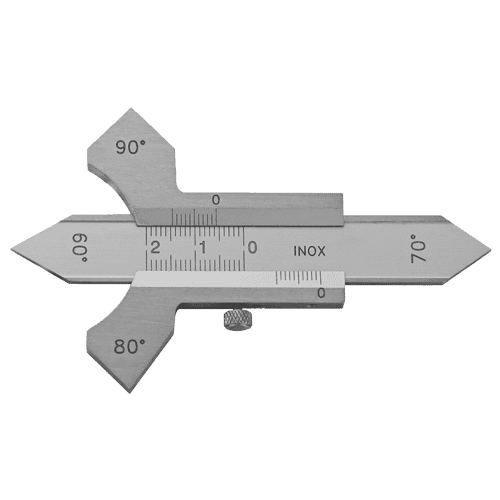 Schweißnaht Messschieber aus INOX, Messbereich 20 mm