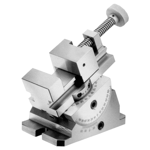 Sine vice with spindle, adjustable in 2 axes, TMV-SB2