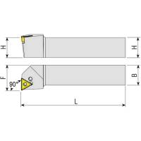 Preview: Indexable Insert holder PTFNR/L, Turning tool holder Preview: Indexable Insert holder PTFNR/L, Turning tool holder