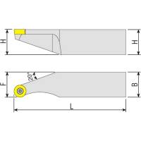 Preview: Turning tool holder SRHCR/L, insert holder Preview: Turning tool holder SRHCR/L, insert holder