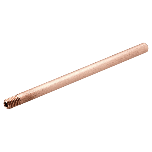 Coolant tube made of copper for ball sprayer nozzle