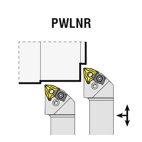 Wendeplattenhalter PWLNR/L, Drehhalter