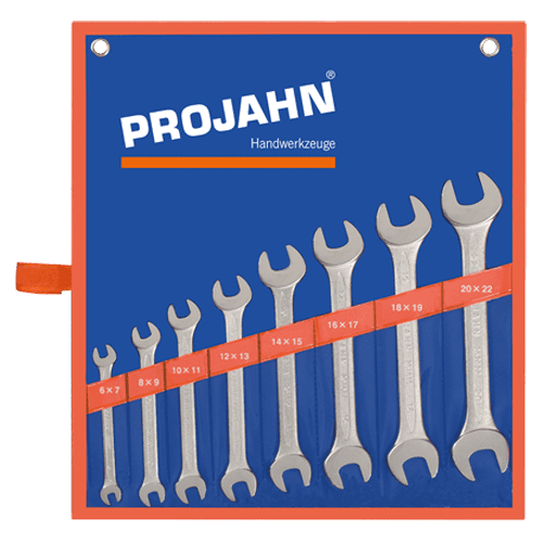 Double open ended Spanner set DIN 3110, metric