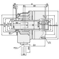 Vorschau: Hydraulikzylinder für Kraftspannfutter Vorschau: Hydraulikzylinder für Kraftspannfutter