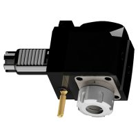 Vorschau: Radial Bohr- und Fräskopf, TOEM, abgewinkelt, kurz, L Vorschau: Radial Bohr- und Fräskopf, TOEM, abgewinkelt, kurz, L