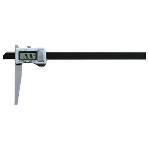 Digital depth caliper with asymmetric base, type 6033