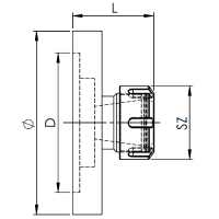 Preview: Collet fixtures for ER collets Preview: Collet fixtures for ER collets