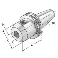 Vorschau: Fräseraufnahme Weldon mit Plananlage ISO 7388-1 AD/AF Vorschau: Fräseraufnahme Weldon mit Plananlage ISO 7388-1 AD/AF
