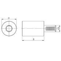 Vorschau: VDI Werkzeughalter-Rohling DIN 69880 Form A2 Vorschau: VDI Werkzeughalter-Rohling DIN 69880 Form A2