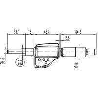 Vorschau: Einbaumikrometer digital M91, 0-25 mm Vorschau: Einbaumikrometer digital M91, 0-25 mm