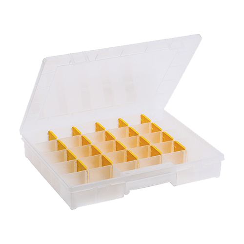 Sortimentskasten EuroPlus Basic mit flexiblen Trennstegen