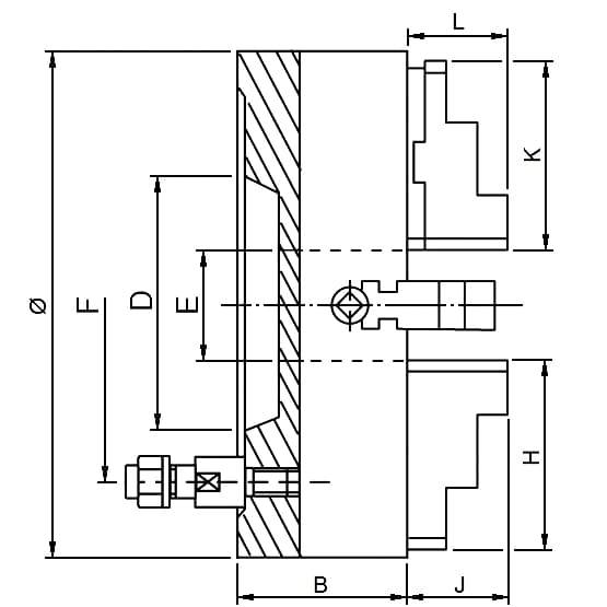 ZENTRA Planscheibe DIN 55027