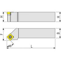Vorschau: Drehhalter SSSCR/L, Wendeplattenhalter Vorschau: Drehhalter SSSCR/L, Wendeplattenhalter