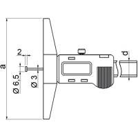 Vorschau: Tiefenmessschieber digital, für Innen-Quernuten, Typ 60049 Vorschau: Tiefenmessschieber digital, für Innen-Quernuten, Typ 60049