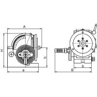 Preview: ZENTRA Universal dividing head VUT-2A Preview: ZENTRA Universal dividing head VUT-2A