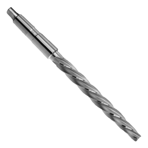 Bridge reamer DIN 311, spiral fluted, with MT shank, HSS