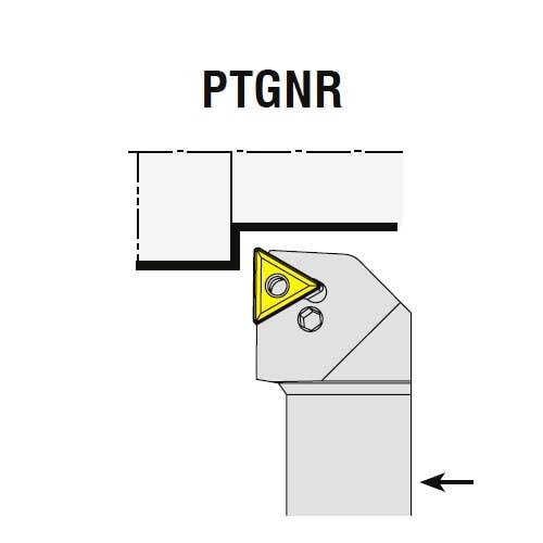 Wendeplattenhalter PTGNR/L, Drehhalter