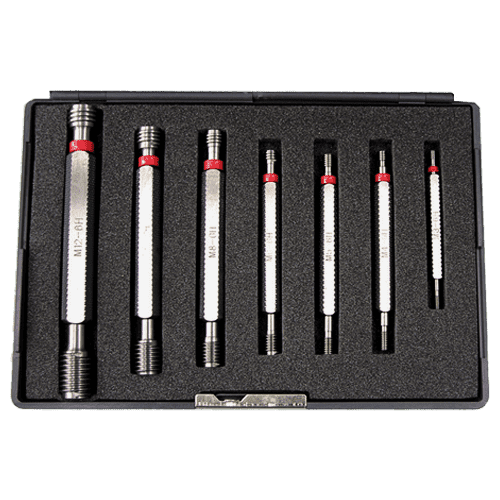 Limit thread plug gauges-set, DIN 13, metric, ISO threads